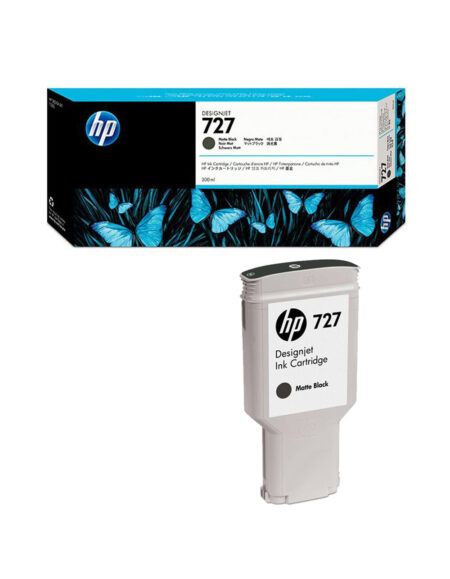 HP 727 300-ml Matte Black DesignJet Ink Cartridge (C1Q12A)