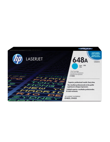 HP Toner Cyan 648A/CE261A