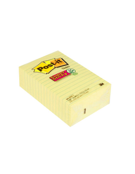 3M Sticky Note Ruled - Yellow 4x6" 660