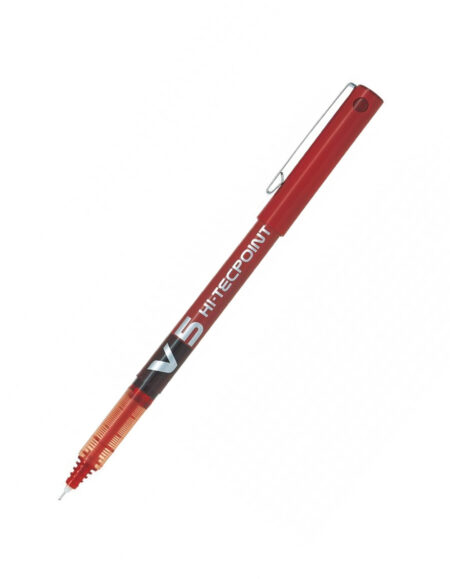 Pilot Liquid Ink Pen V5 Hi-Tecpoint 0.5 - Red BX-V5