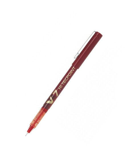 Pilot Liquid Ink Pen V7 Hi-Tecpoint 0.7 - Red BX-V7