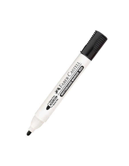 Faber Castell Whiteboard Marker Refillable Bullet- Black W20