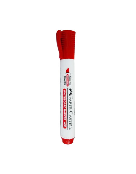Faber Castell Whiteboard Marker Refillable Chisel - Red W50