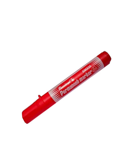 Flamingo Permanent Marker Chisel - Red SM335