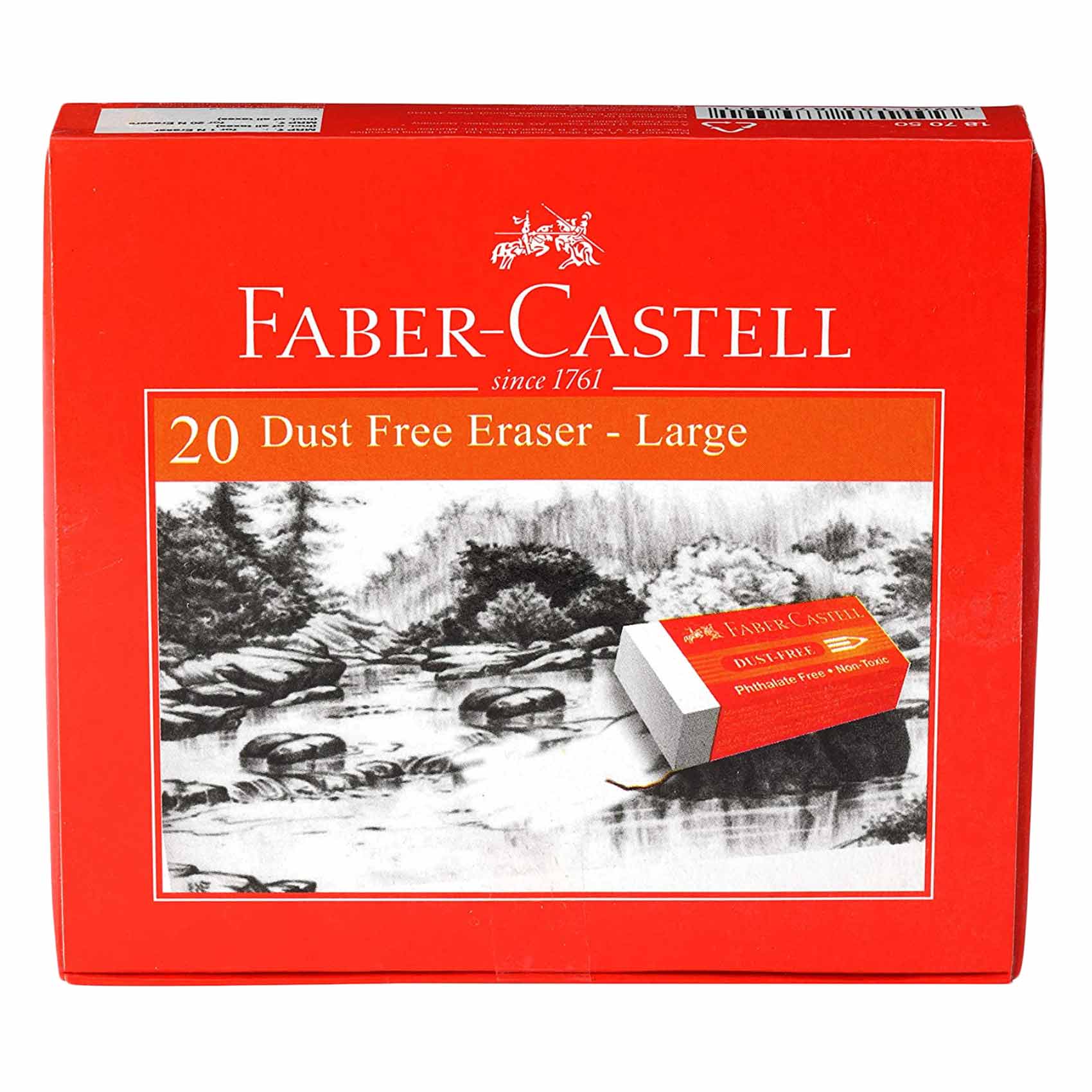 Faber-Castell Pencil Dust Free Eraser 187050 - Image 2
