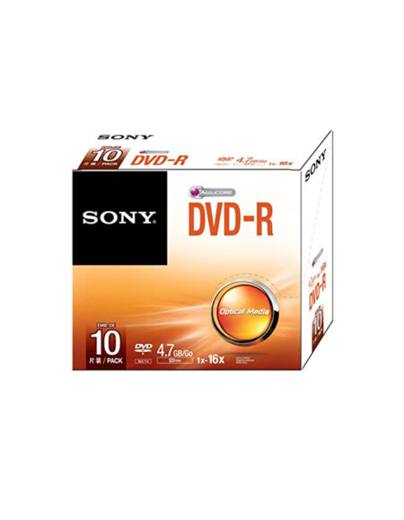 Sony DVD-R 4.7GB With Case Pack/10
