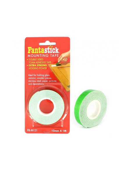 Fantastick Foam Double Sided Mounting Tape - Green 1/2"x1m