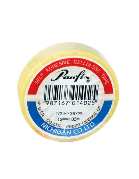 Panfix Clear Tape 1/2"x36yd