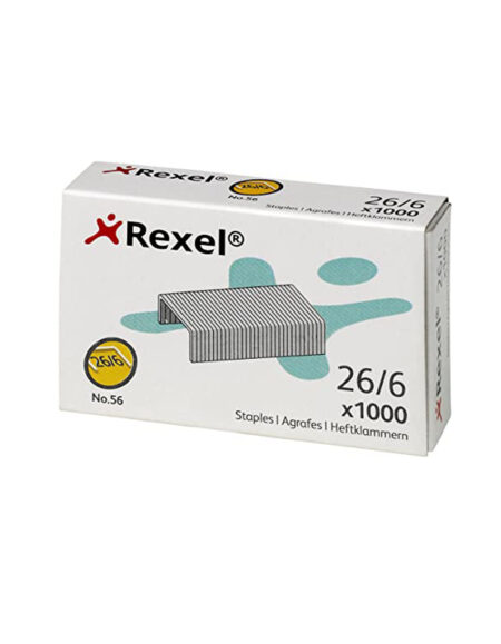 Rexel Staples 26/6 NO.56 06131 1000`s