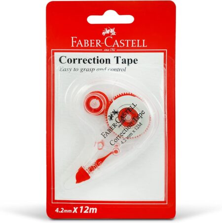 Faber Castell Correction Tape 4.2mm X 12m FCCT-EN412-B