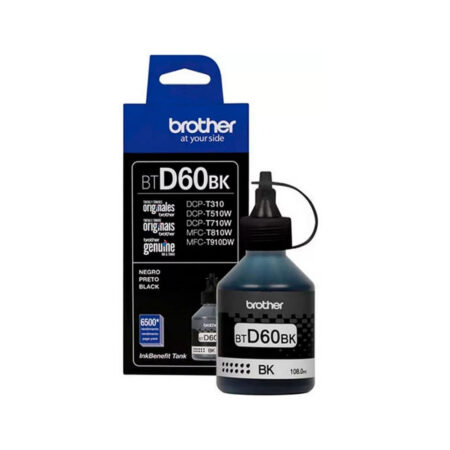 INK BOTTLE BROTHER BT D60 108ML BK