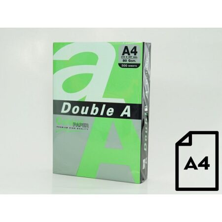 Color paper Double A 80Gsm A4 500 sheets Parrot Color