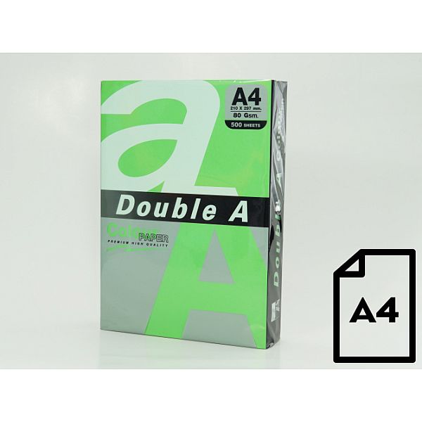 Color paper Double A 80Gsm A4 500 sheets Parrot Color
